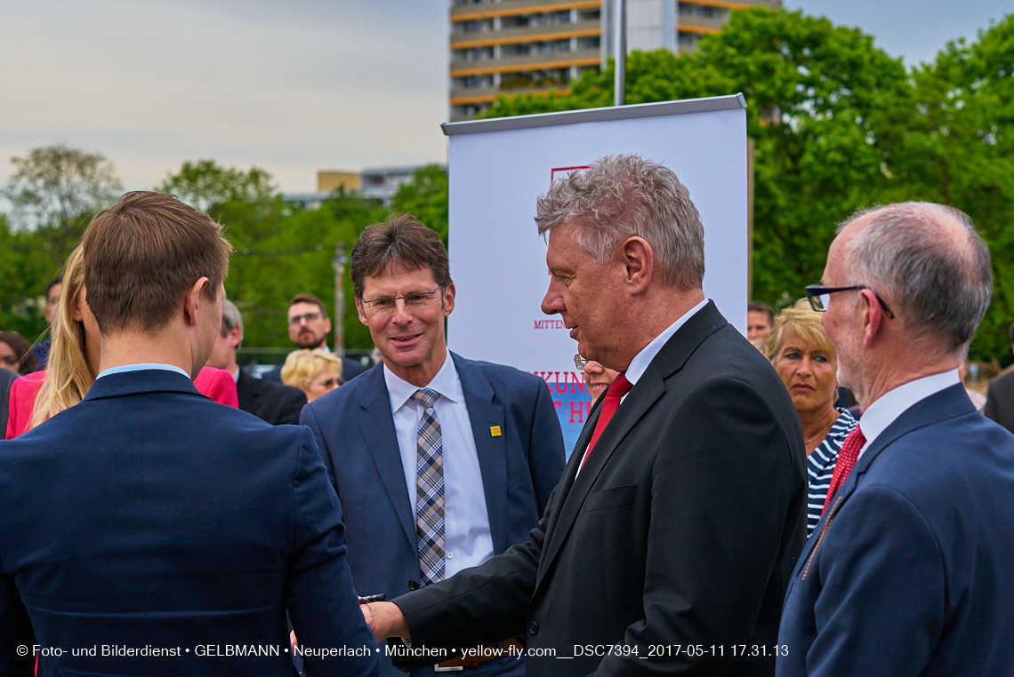 11. Mai 2017 - Grundsteinlegung für die LOGE und dem Kulturquadrat in Neuperlach
